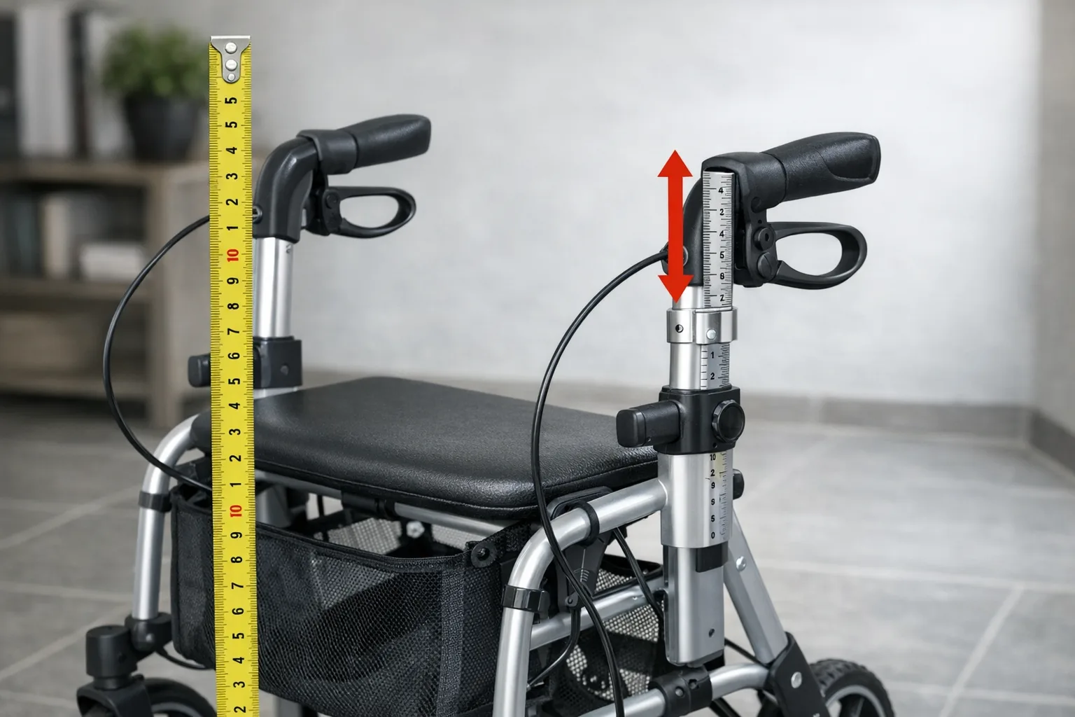 Lenkerhoehe anpassen: So finden Sie die richtige Einstellung am Rollator