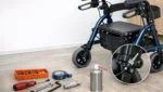 Rollator-Bremsen prüfen und leicht nachstellen
