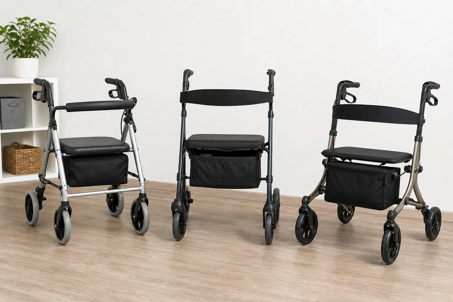Rollator mit Sitz im Vergleich: Komfort, Gewicht und Handhabung